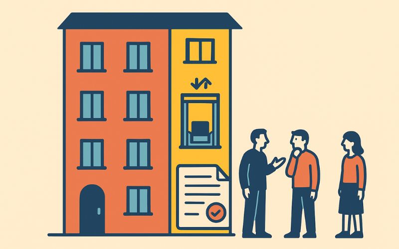 Ascensore condominiale a uso esclusivo di un solo appartamento