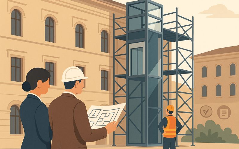 Installazione di un ascensore in un condominio storico come fare