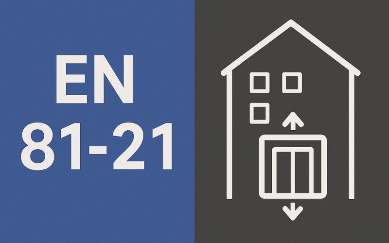 Normativa tecnica EN 81-21 sicurezza per installazione di ascensori in edifici esistenti