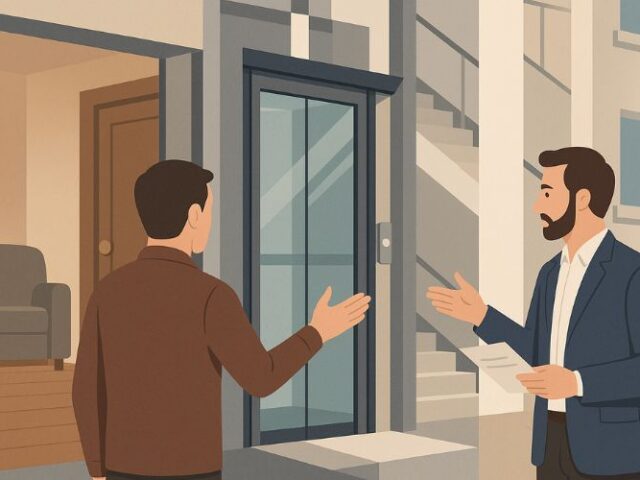 L’ascensore passa dentro la mia proprietà, ma non c’è nessuna servitù: posso chiedere la rimozione?